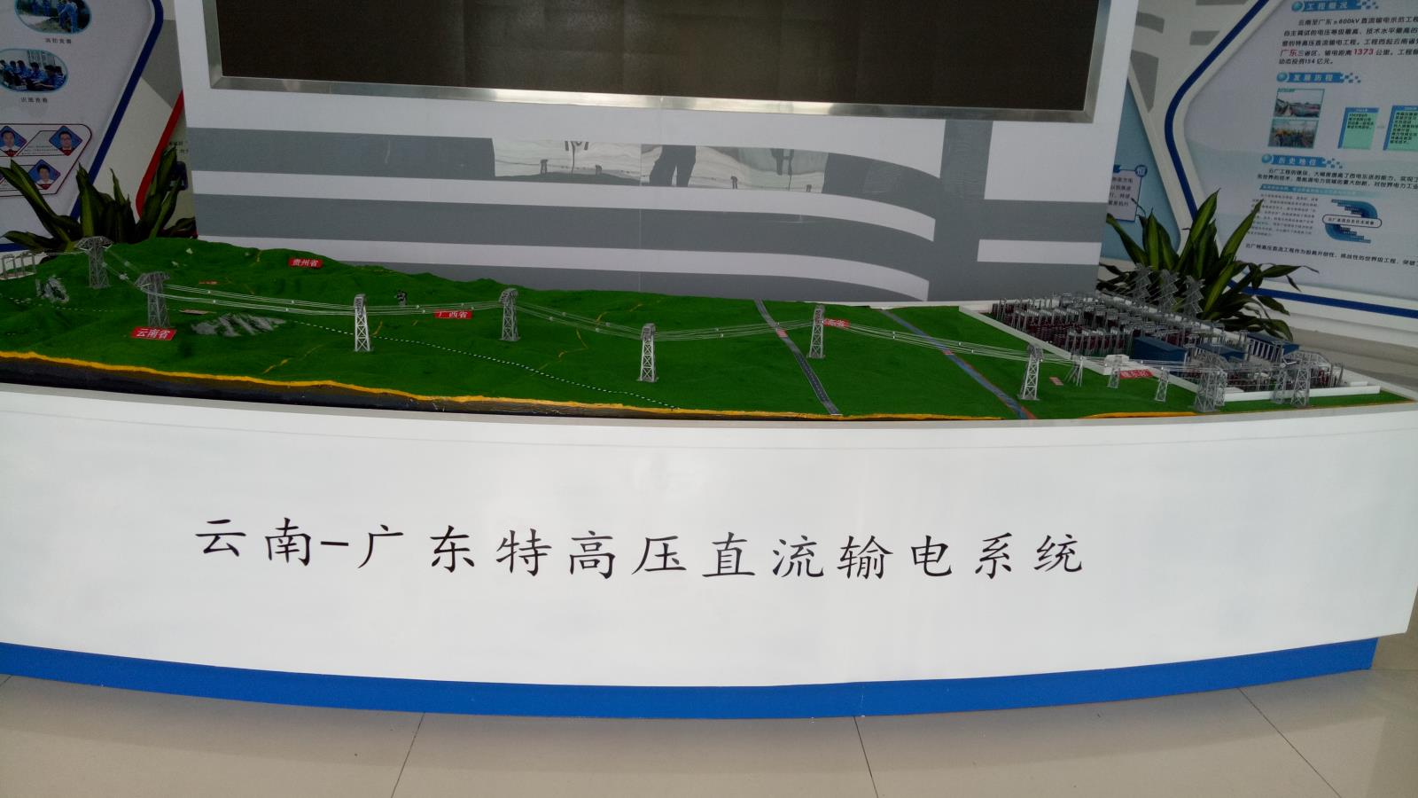 广州超高压局云-广±800千伏直流输电线路模型
