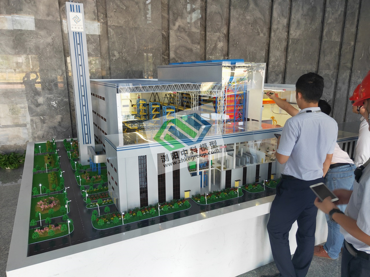 陆丰东南垃圾发电厂沙盘模型