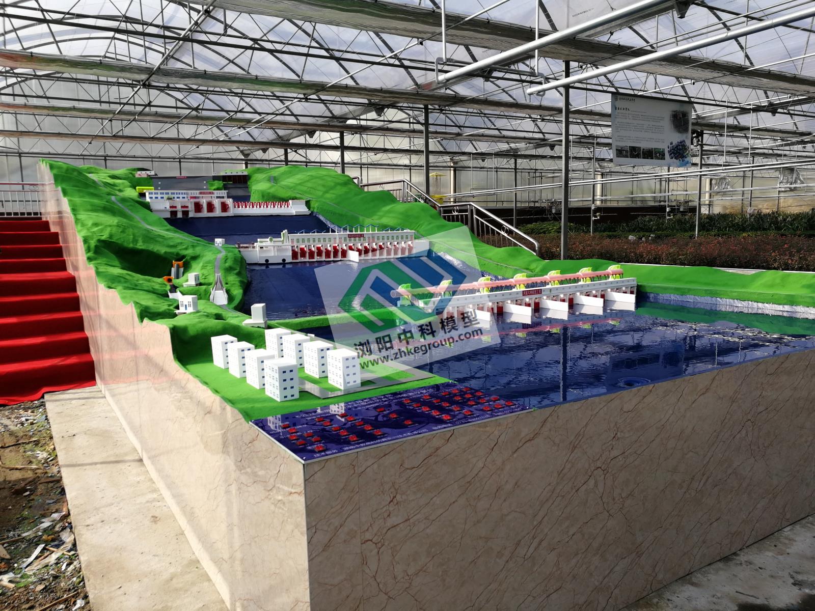 温州科技职院梯级开发水电站模型