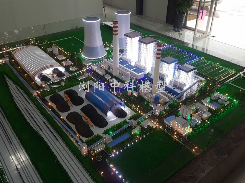 丰城火力发电厂模型