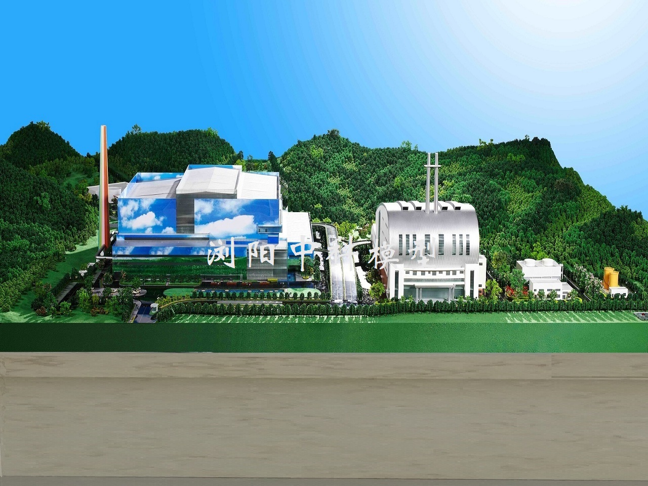广州李坑垃圾发电厂模型