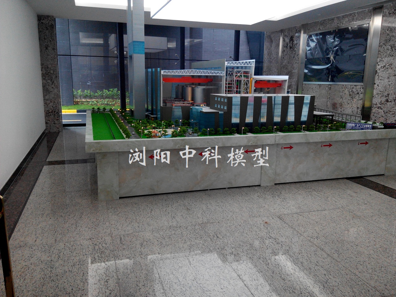 东莞横沥垃圾发电厂模型