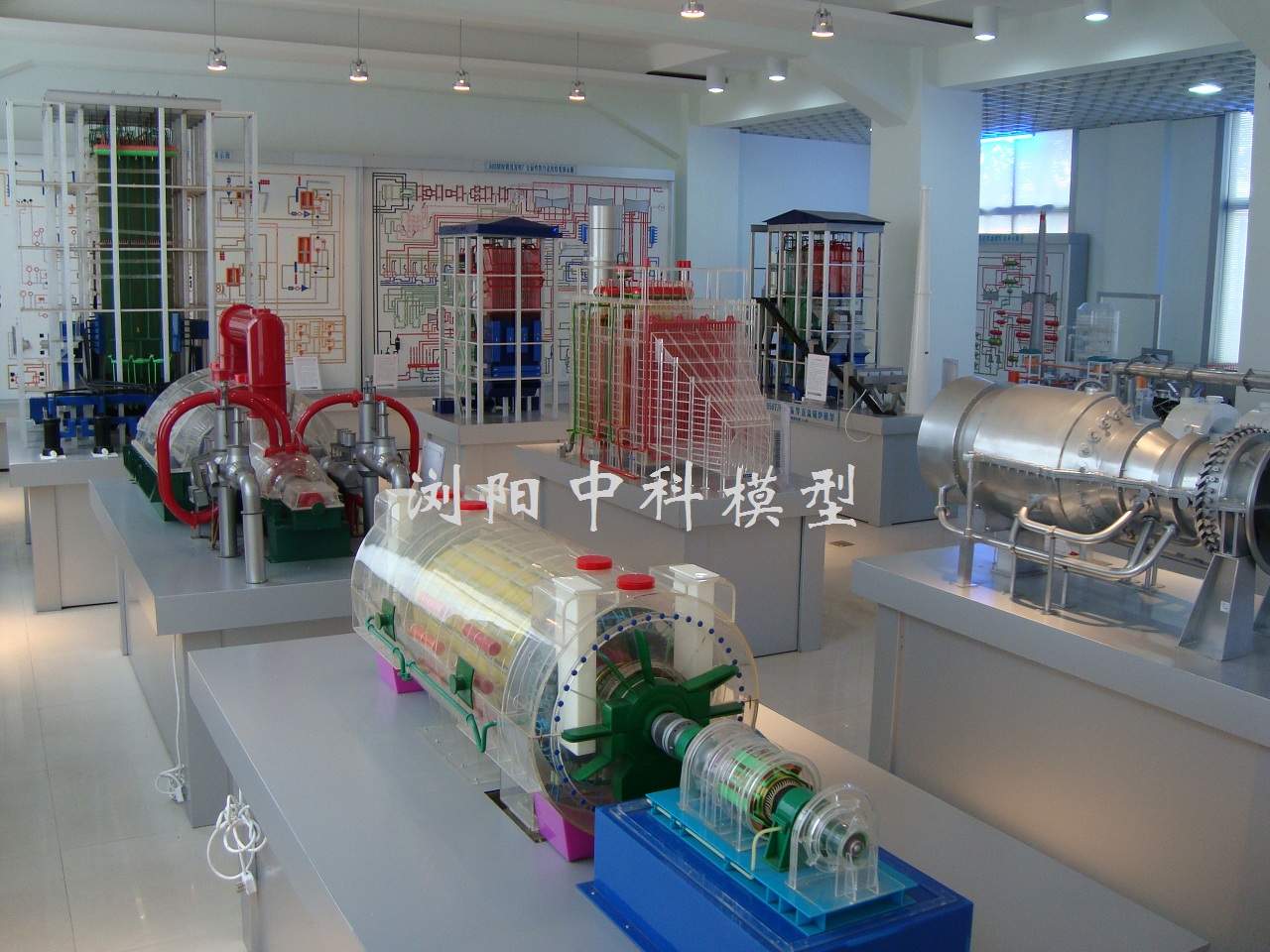 上海电力大学热能动力实训室模型