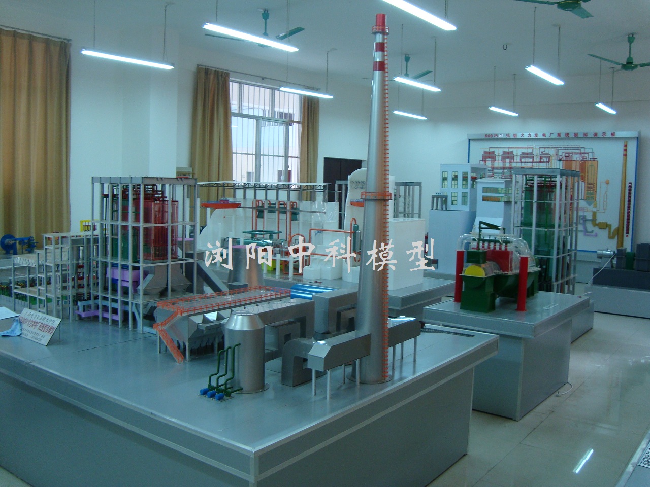 广西电院电厂热能动力模型实训室