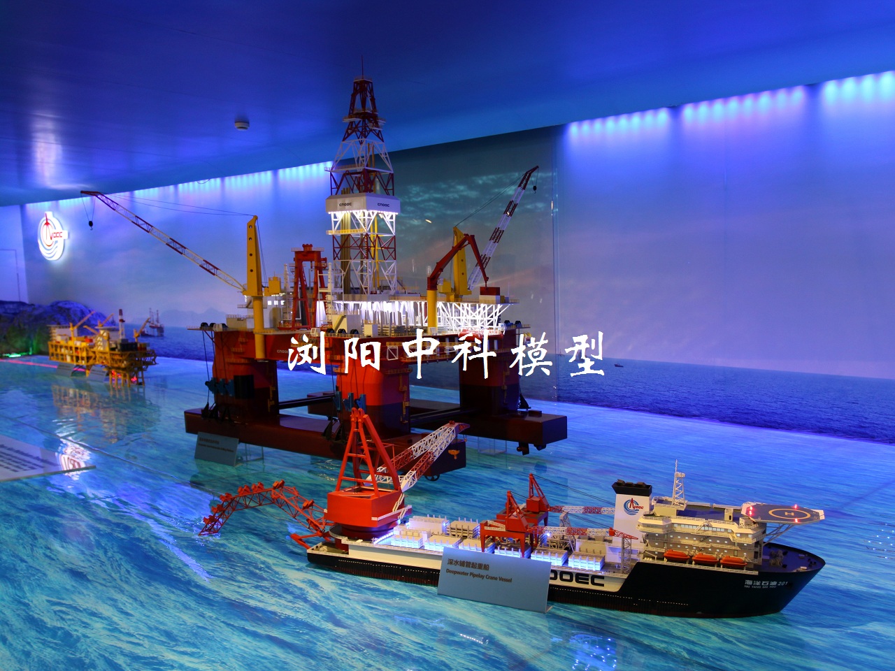 海洋石油平台实训室模型