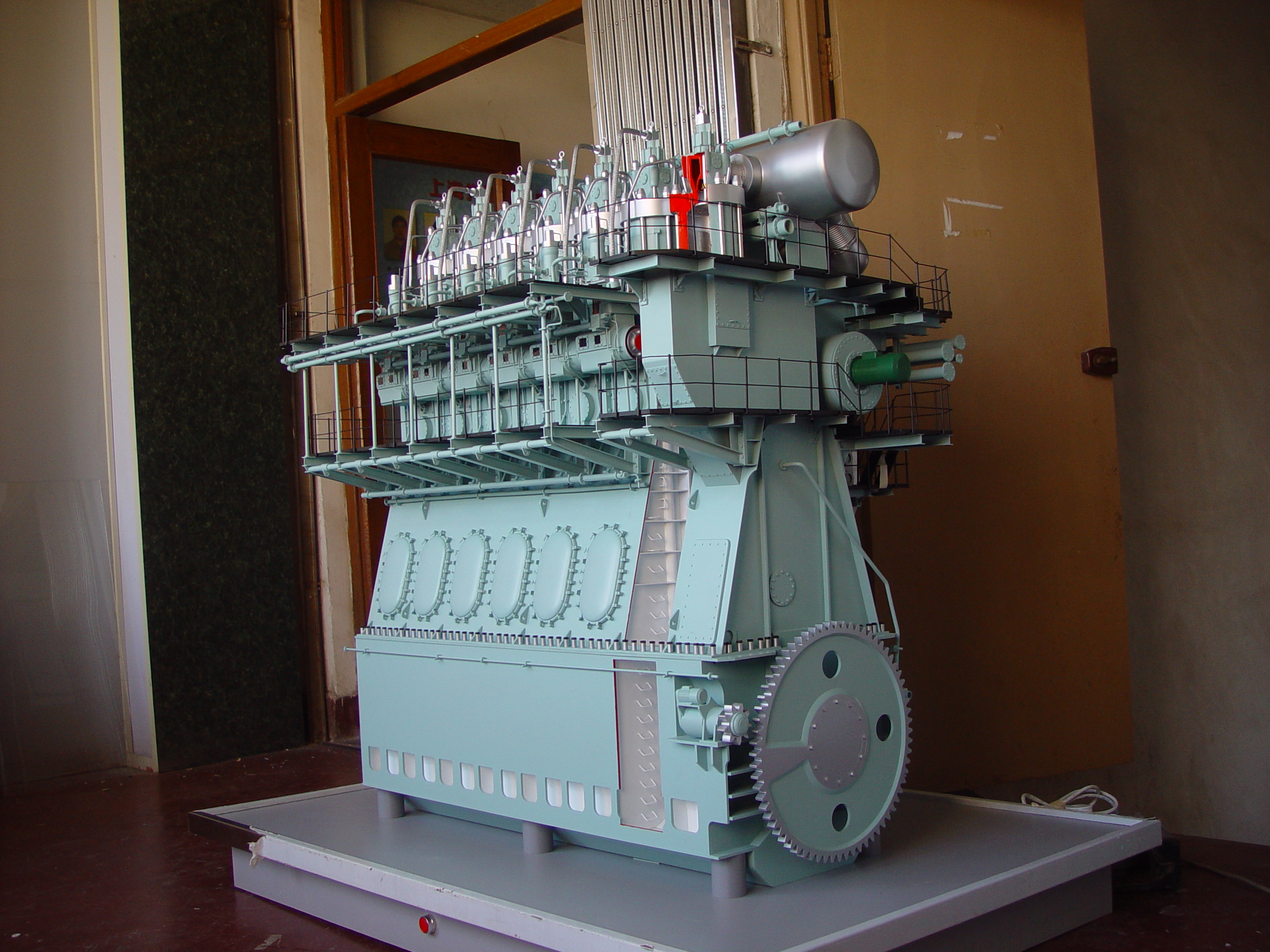 船舶动力柴油机模型