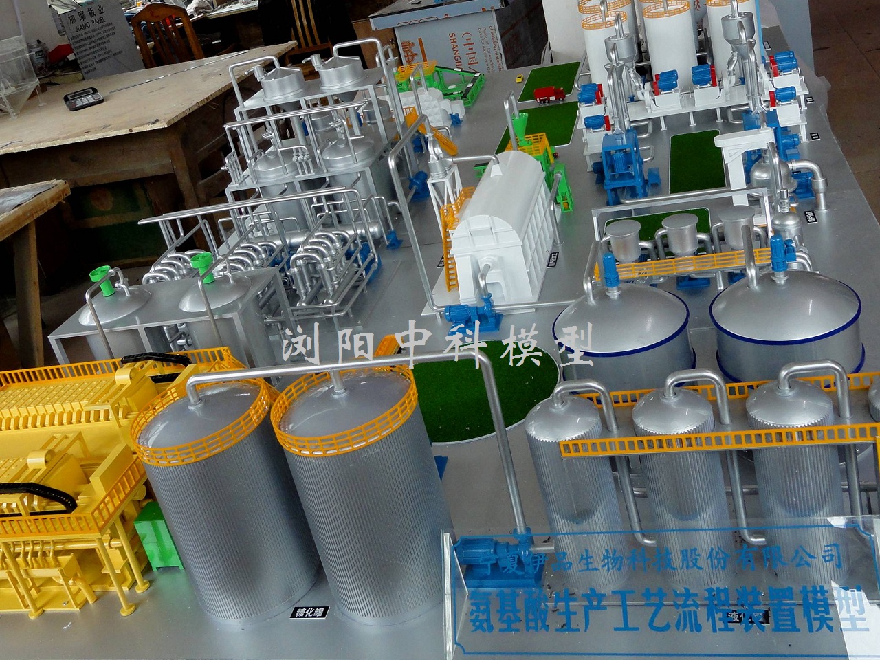 氨基酸生产工艺流程模型