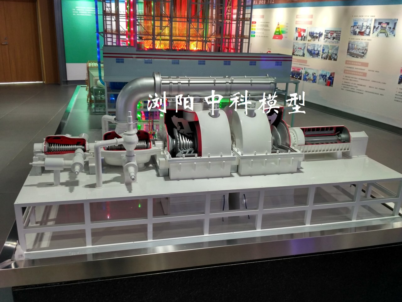 钦州发电厂1000MW火力发电机组模型