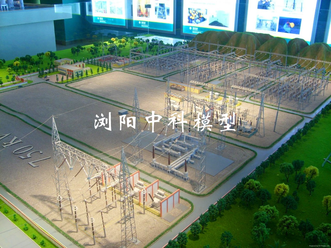 新东北电气集团750kV变电站模型